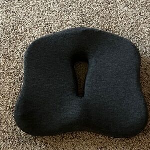 Black Memory Foam Seat Cushion